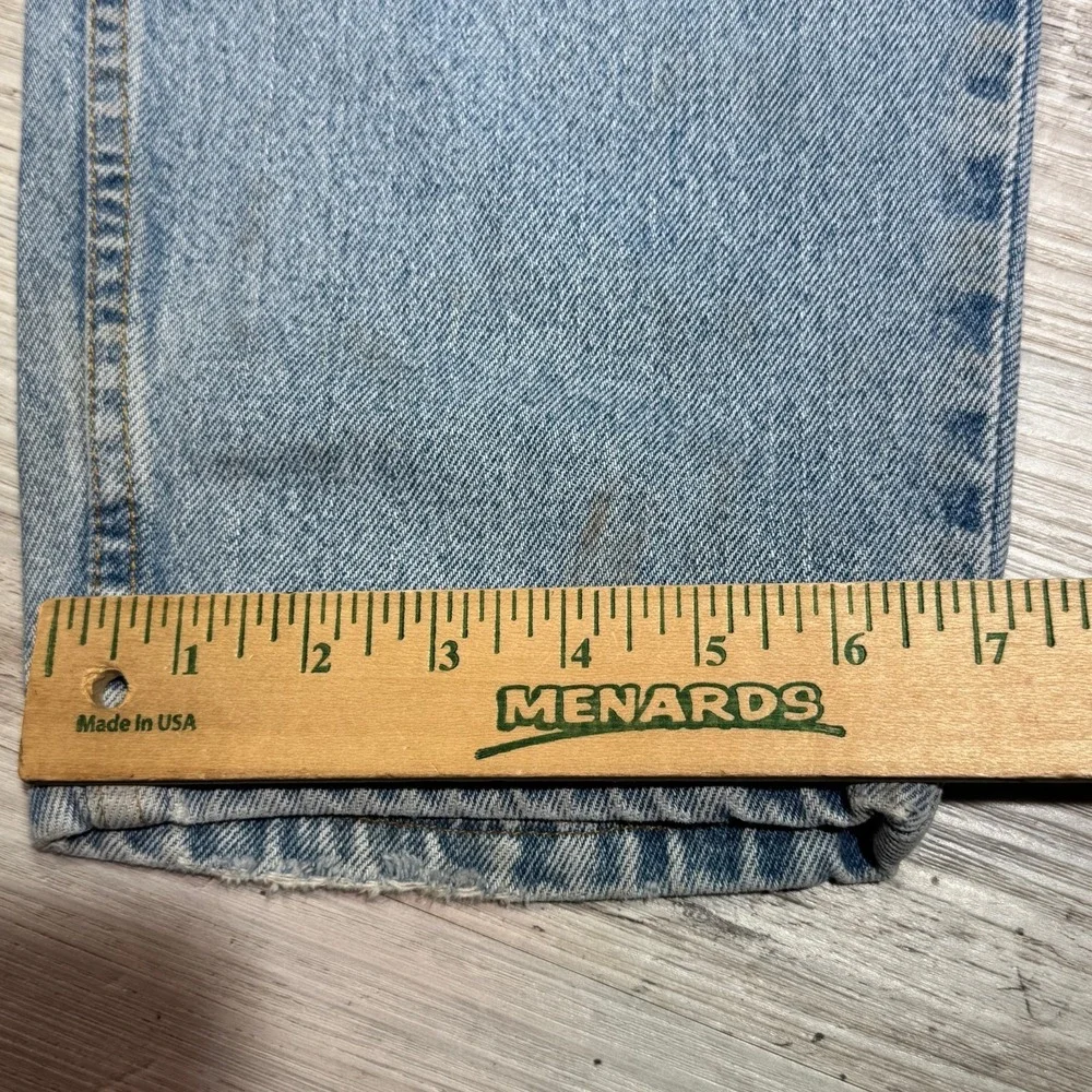 VTG Levis 560 Jeans Mens 34x30 Blue Relaxed Tapered Light Wash Made In USA Bat‎